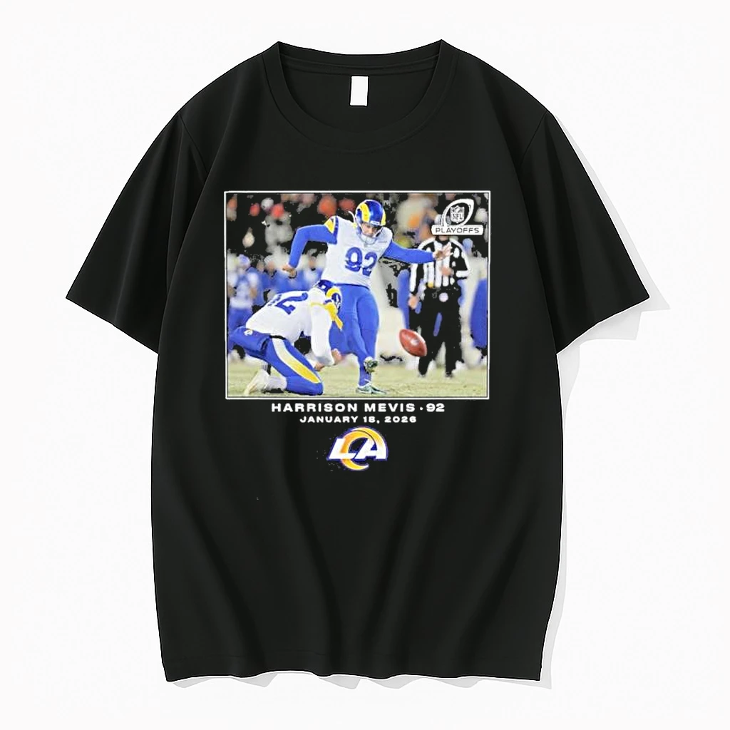 Harrison Mevis Los Angeles Rams Nfl Flash Features Divisional Playoffs Shirts