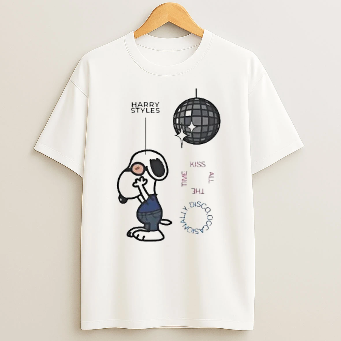 Harry Styles Snoopy Kiss All The Time Disco Occasionally Tour 2026 Shirts