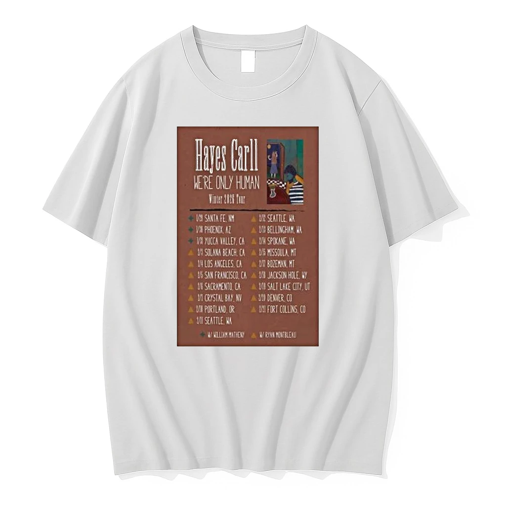 Hayes Carll Were Only Human Winter 2026 Tour Eu Uk Shirts