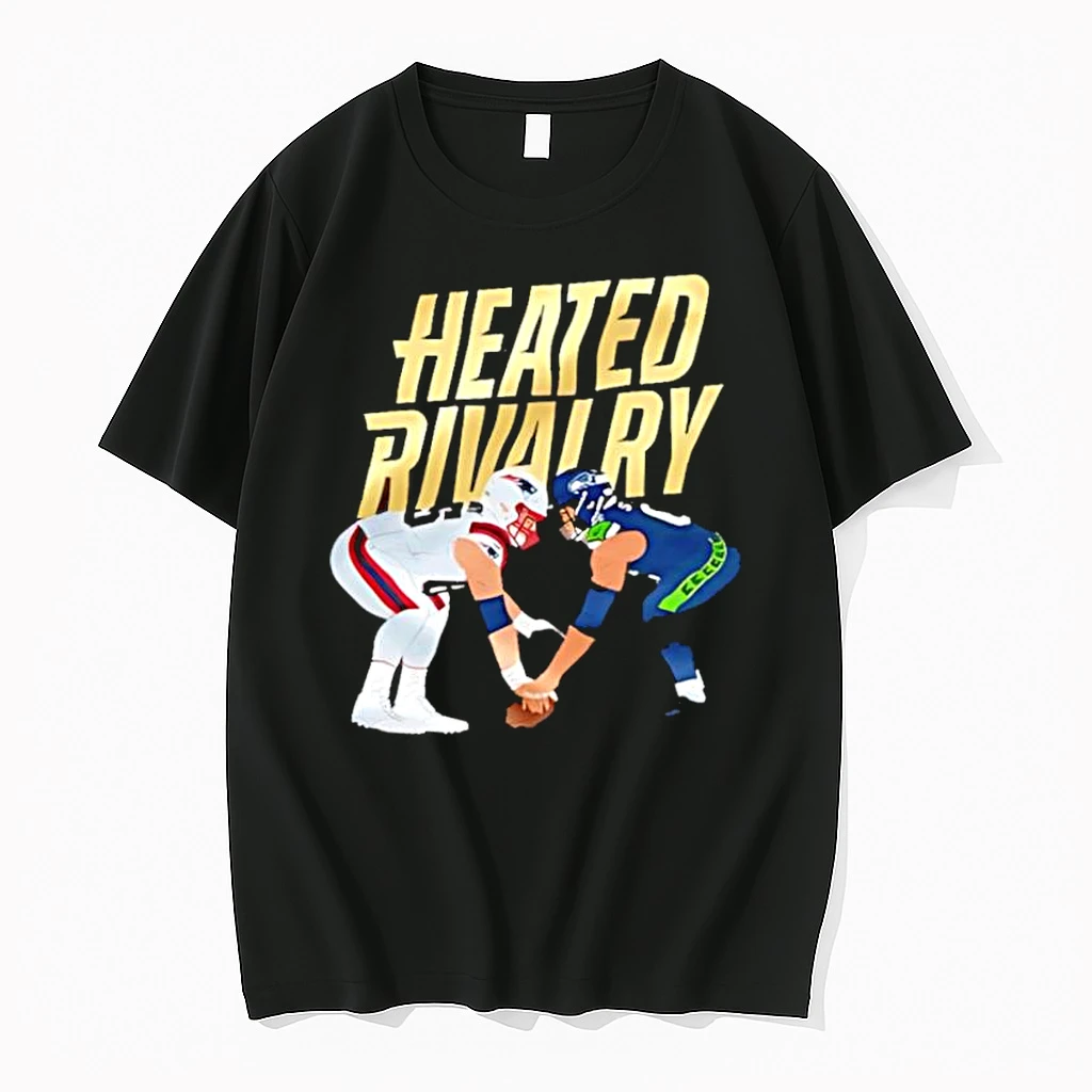 Heated Rivalry New England Patriots Vs Seattle Seahawks Football Players Shirts