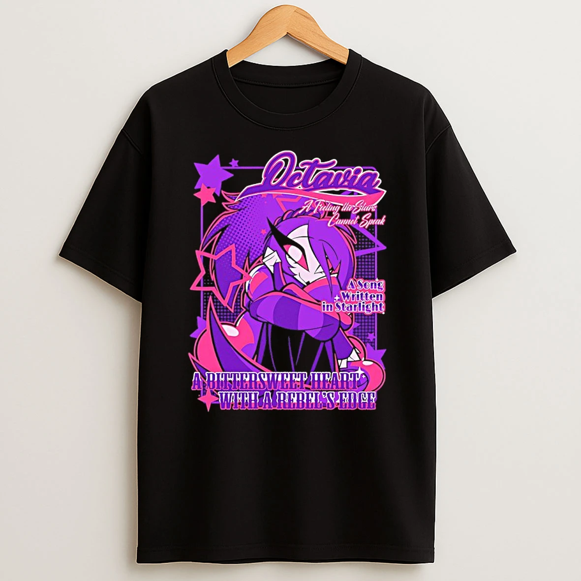 Helluva Boss A Feeling The Stars Cannot Speak A Song Written In Starlight A Bittersweet Heart With A Rebels Edge Shirts