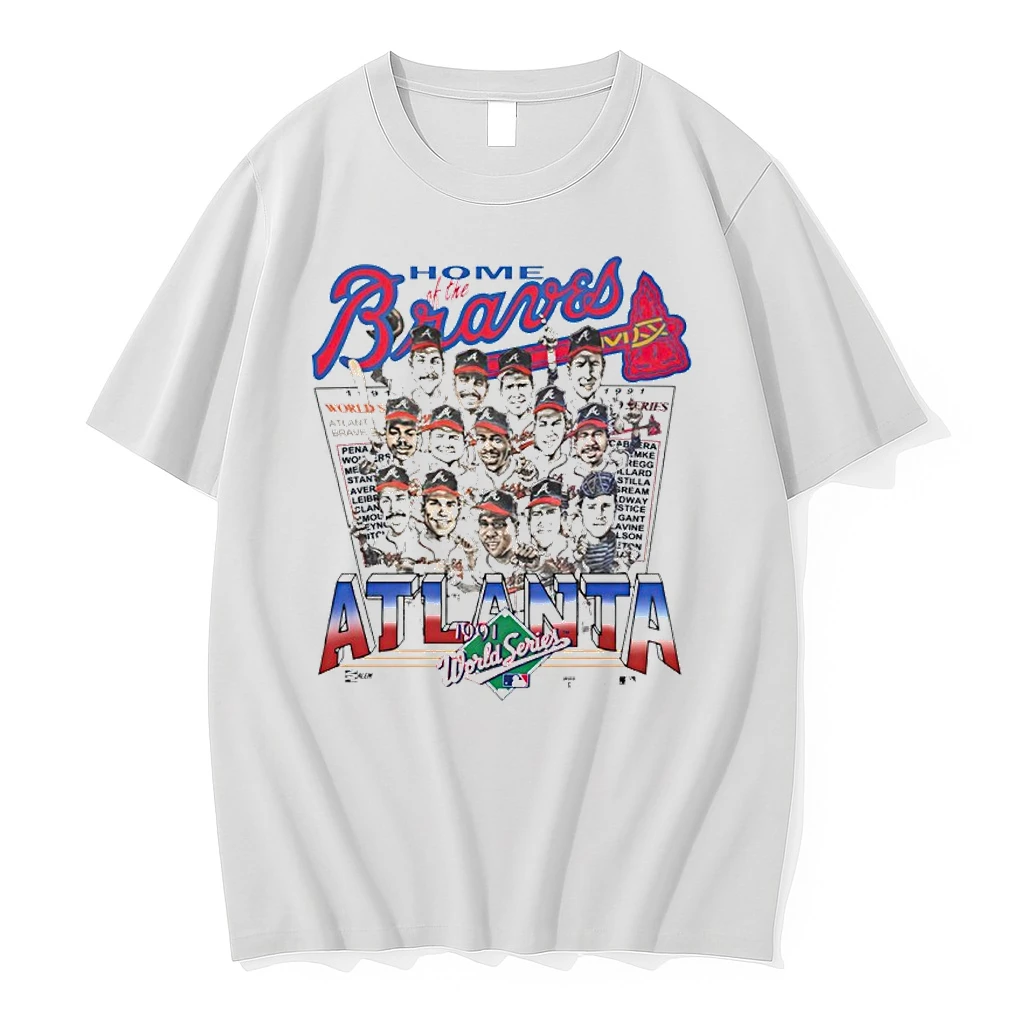 Home Of The Atlanta Braves 1991 World Series Caricature Shirts