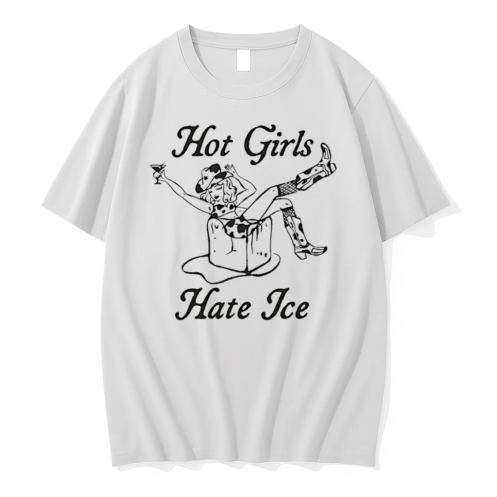 Hot Girls Cowboy Hate Ice Graphic Shirts
