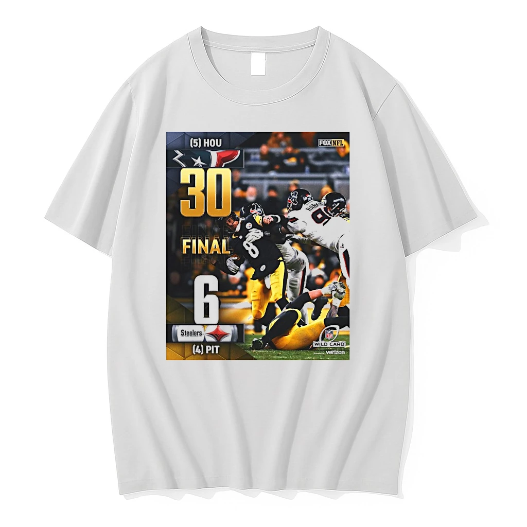 Houston Texans Vs Pittsburgh Steeler Final Score 30 5 Nfl Wild Card Fox Shirts