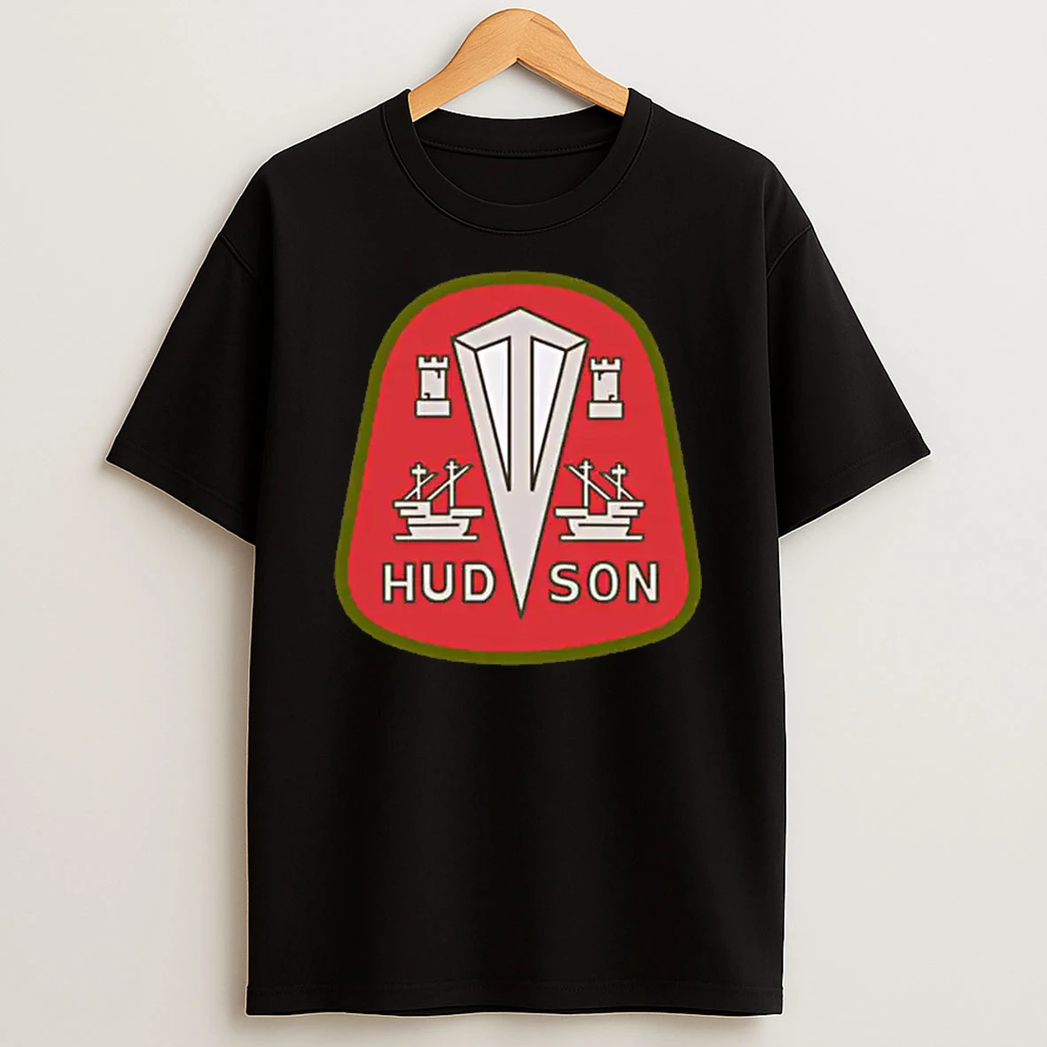Hudson Motor Car Vintage Auto Company Logo Symbol Badge Shirts