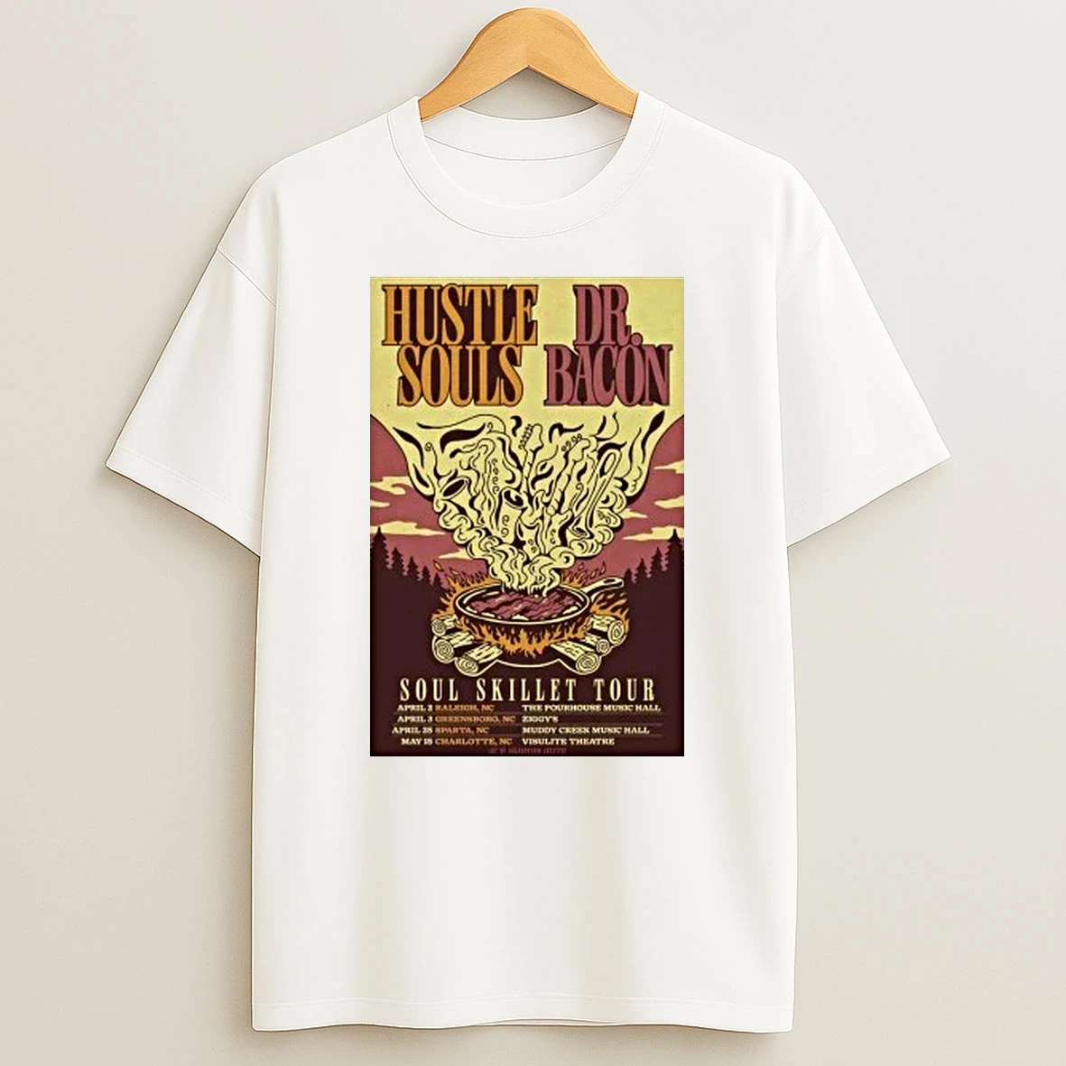 Hustle Souls Dr Bacon Soul Skillet Tour 2026 Shirts