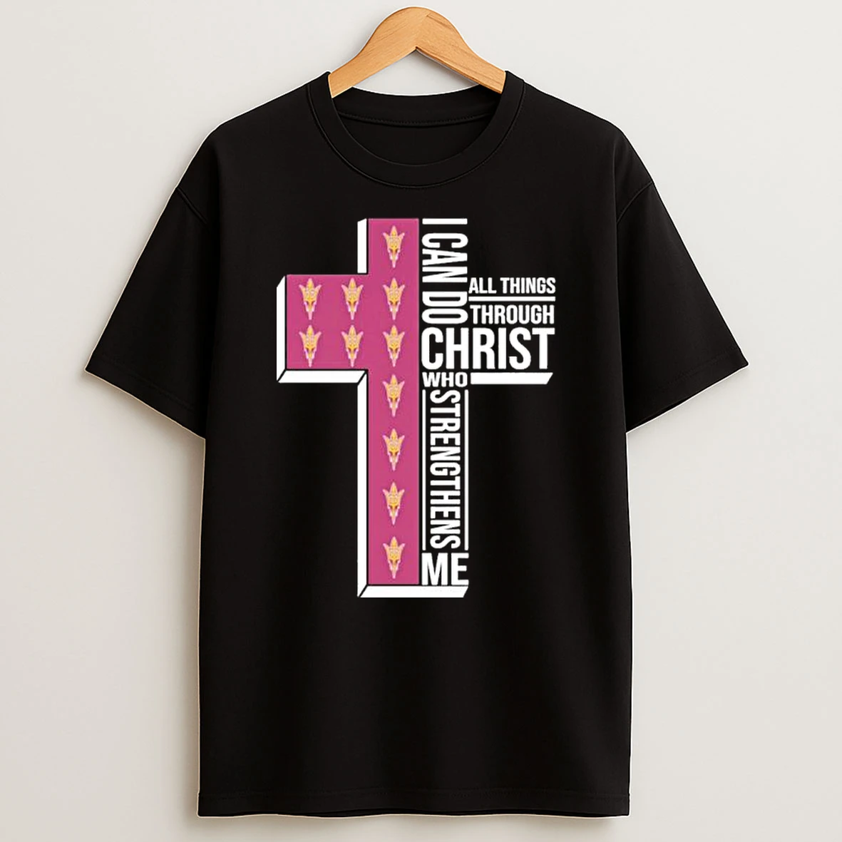 I Can Do All Things Faith And Sports Arizona State College Basketball Shirts