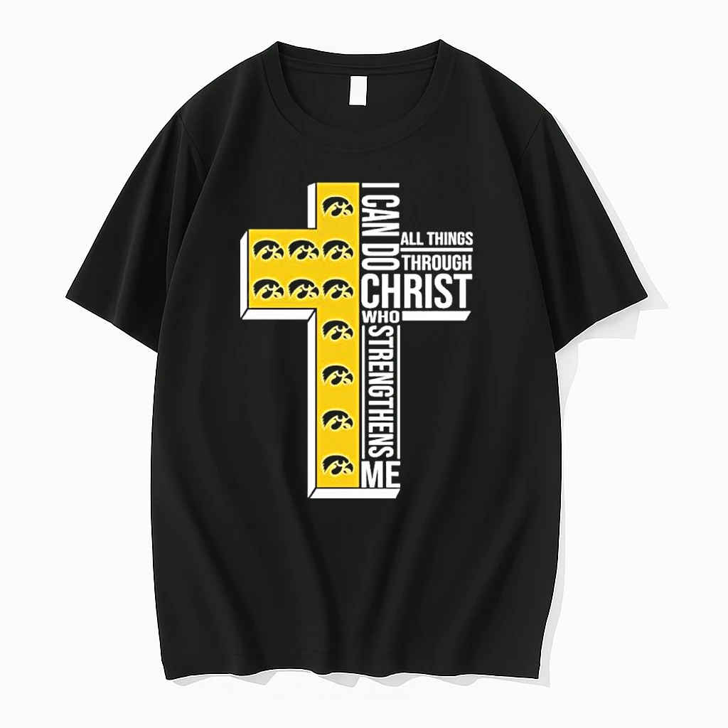 I Can Do All Things Faith And Sports Iowa Hawkeyes College Basketball Shirts