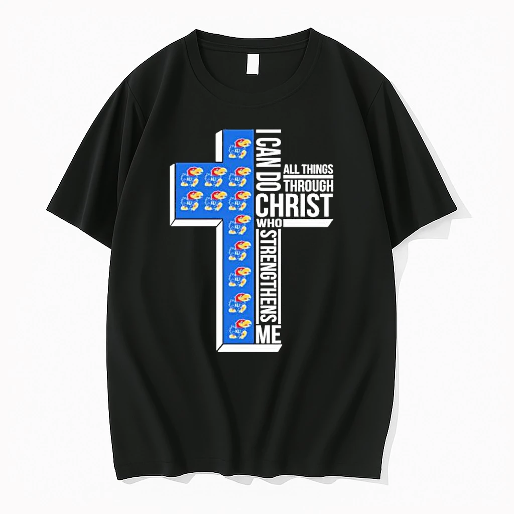 I Can Do All Things Faith And Sports Kansas Jayhawks College Basketball Shirts