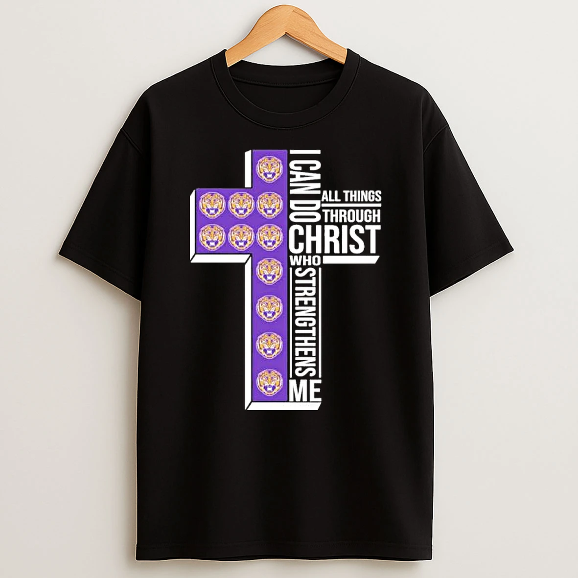 I Can Do All Things Faith And Sports Lsu Tigers College Basketball Shirts