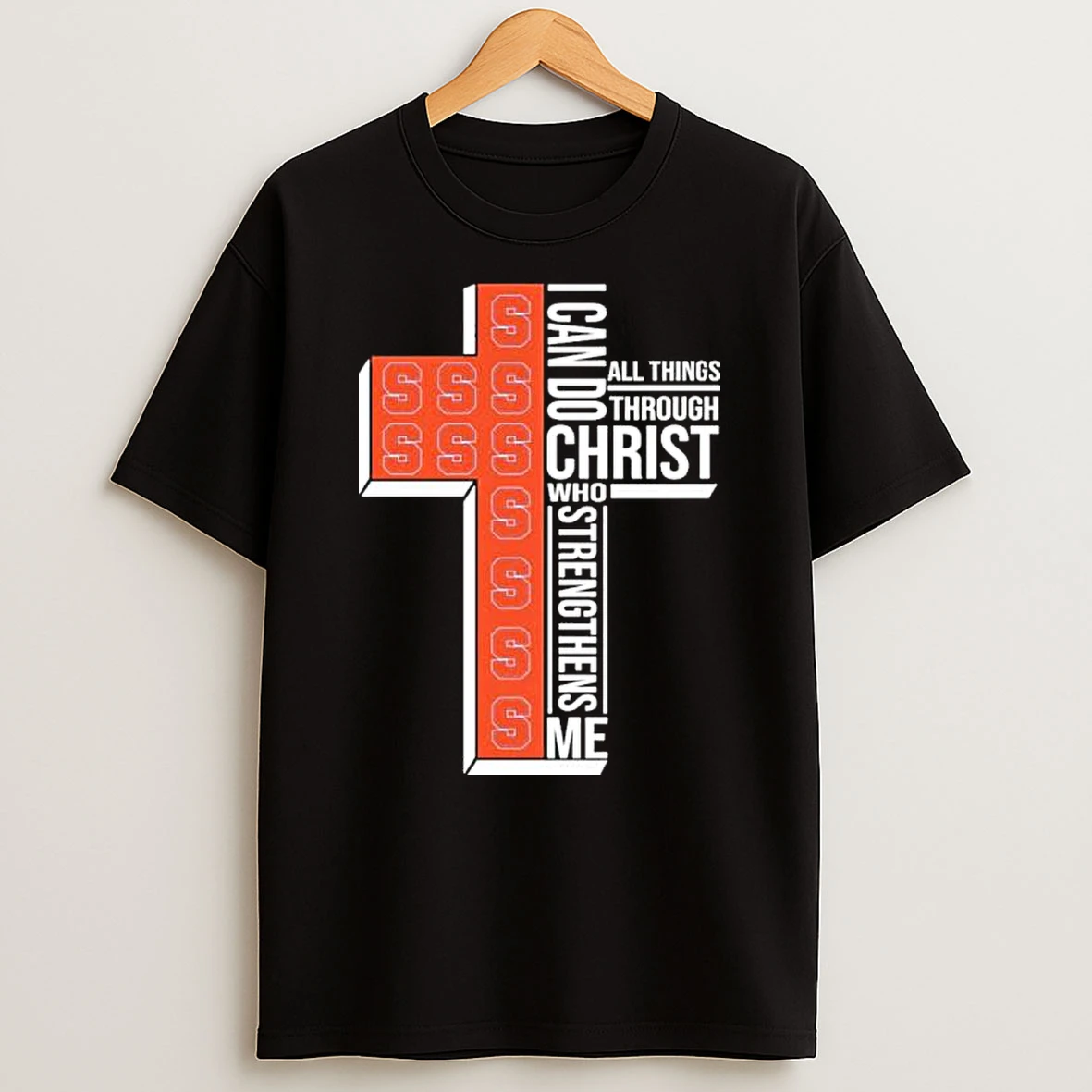 I Can Do All Things Faith And Sports Syracuse Orange College Basketball Shirts