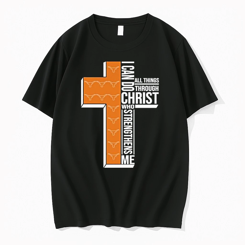I Can Do All Things Faith And Sports Texas Longhorns College Basketball Shirts