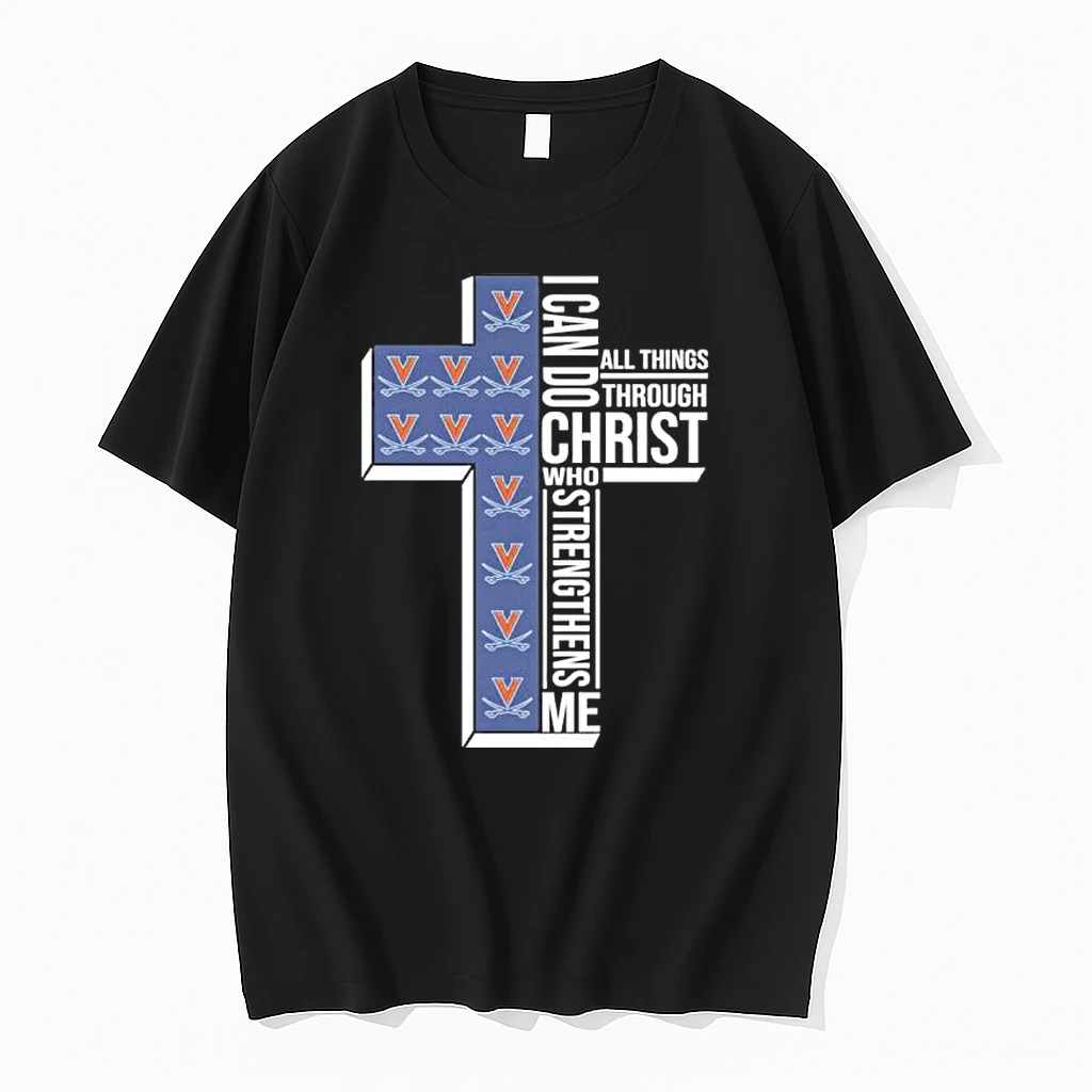 I Can Do All Things Faith And Sports Virginia Cavaliers College Basketball Shirts
