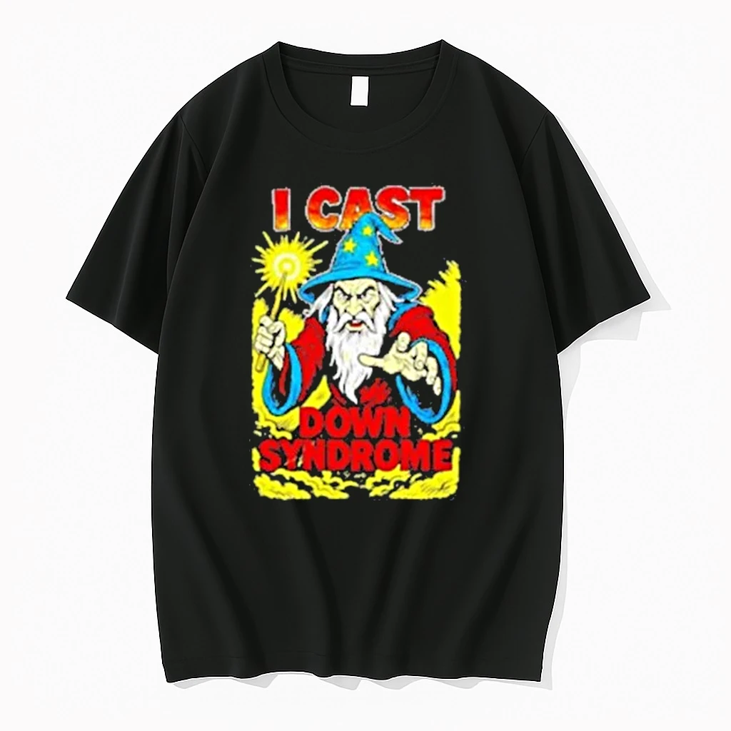 I Cast Down Syndrome Wizard Illustration Shirts