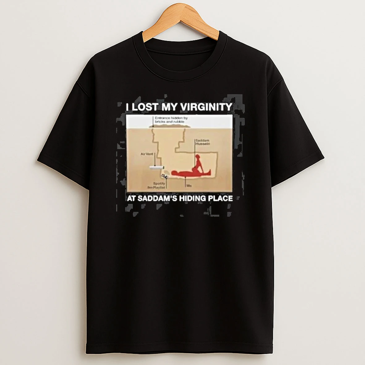 I Lost My Virginity At Saddams Hiding Place Tour 2026 Shirts
