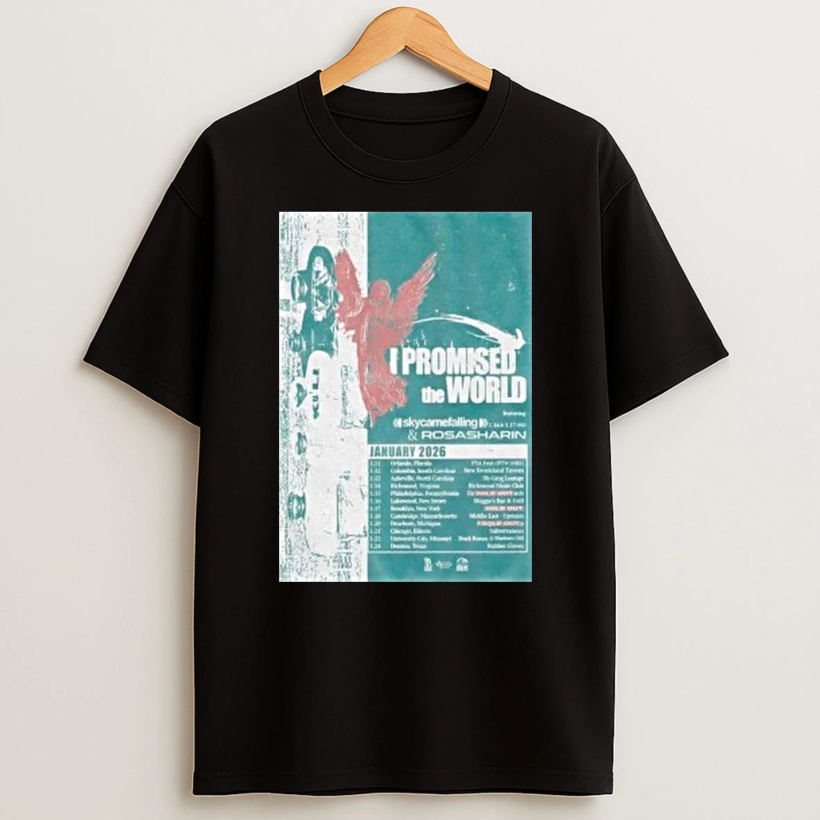 I Promised The World Tour January 2026 Shirts