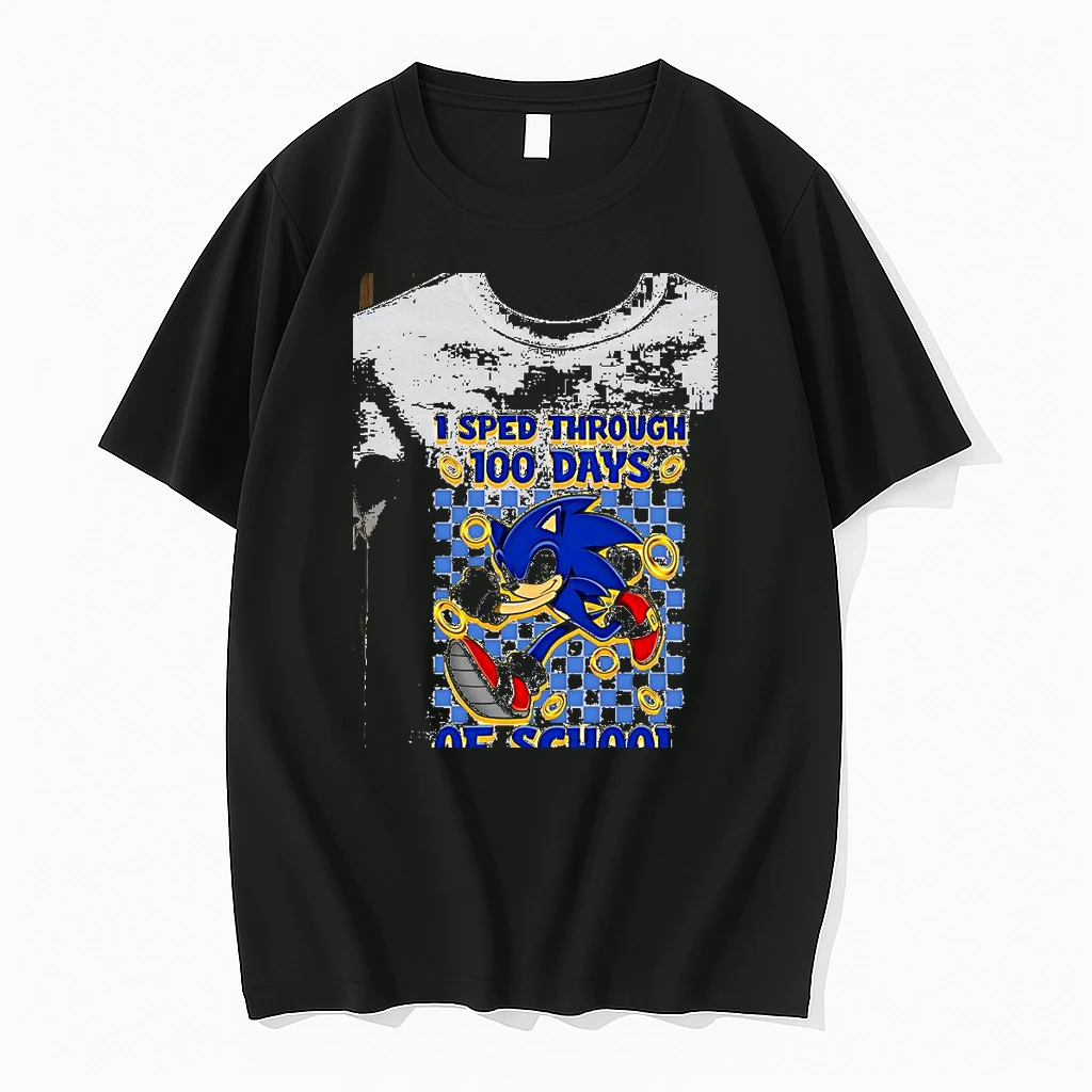 I Sped Through 100 Days Of School Cartoon Shirts
