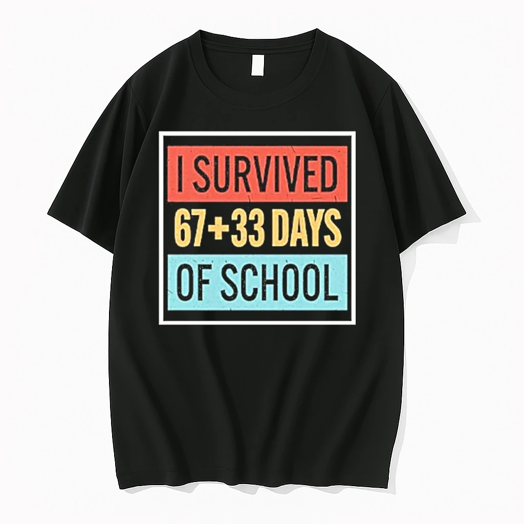 I Survived 6733 Days Of School Retro Shirts