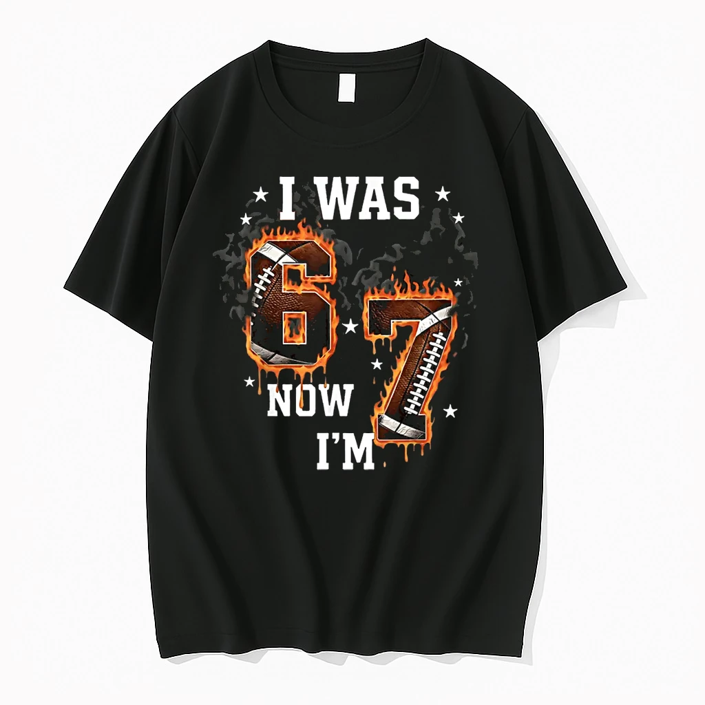 I Was 6 Now Im 7 Old Football Drip 7th Birthday Boy Shirts