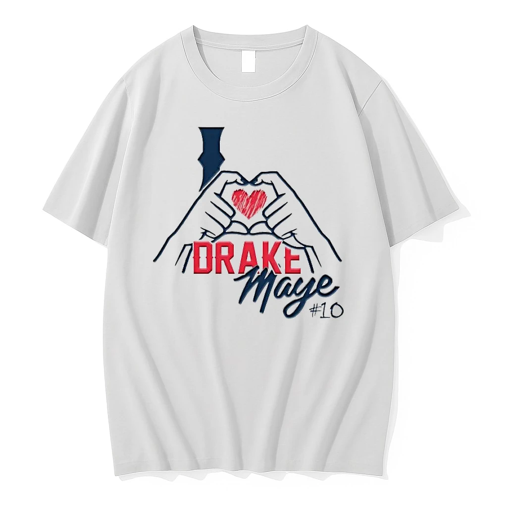 I Love Drake Maye 10 Heart Patriots Shirts