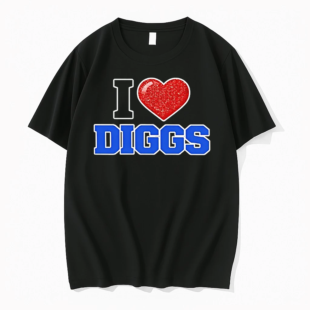 I Love Stefon Diggs Text Shirts