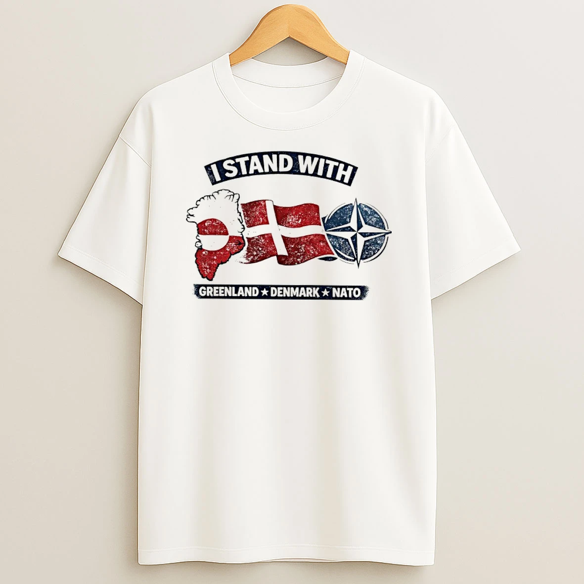 I Stand With Greenland Denmark Nato Shirts