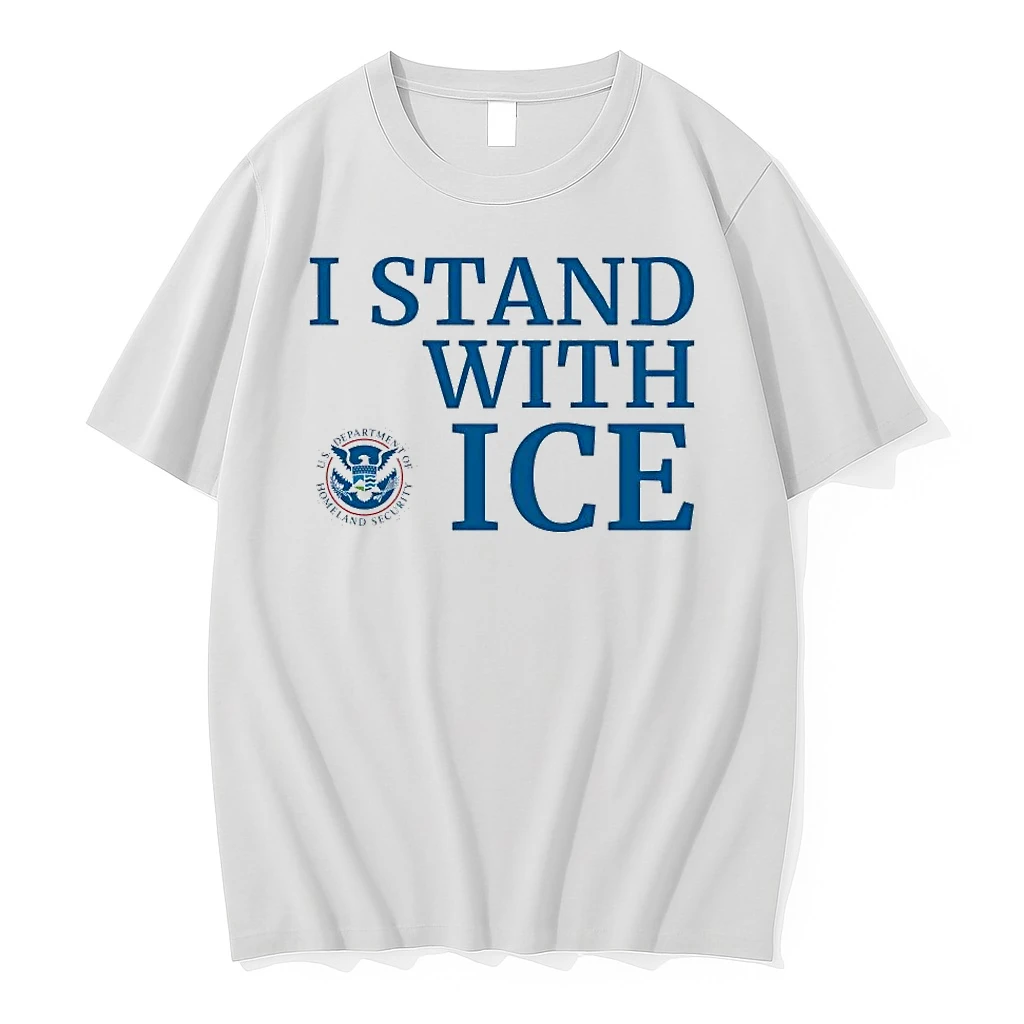 I Stand With Ice Us Department Of Homeland Security Shirts