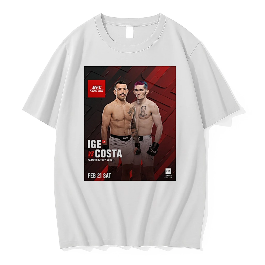Ife Vs Costa Featherweight Bout February 21 2026 Ufc Fight Night Shirts