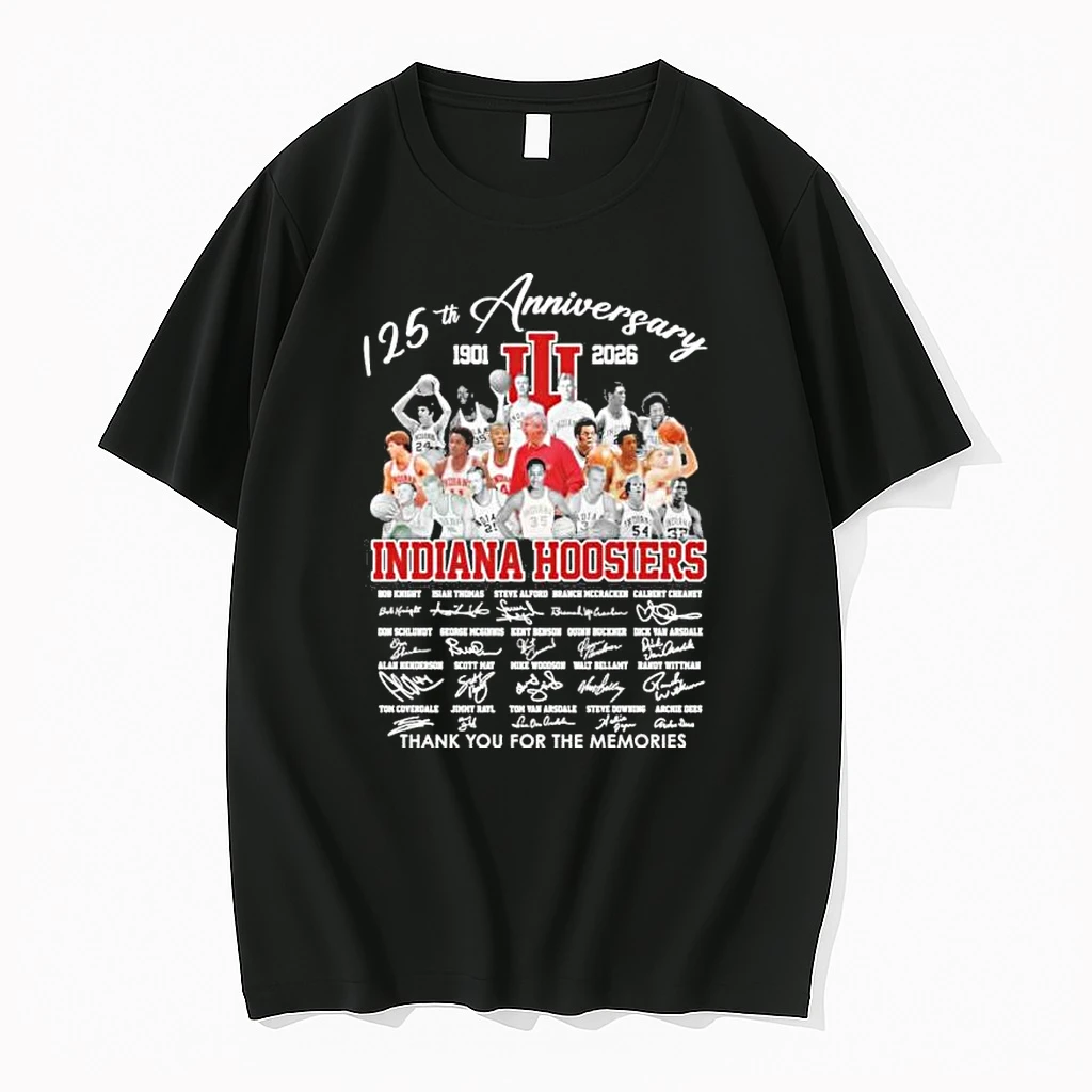 Iu Football 125th Anniversary 1901 2026 Signatures Shirts
