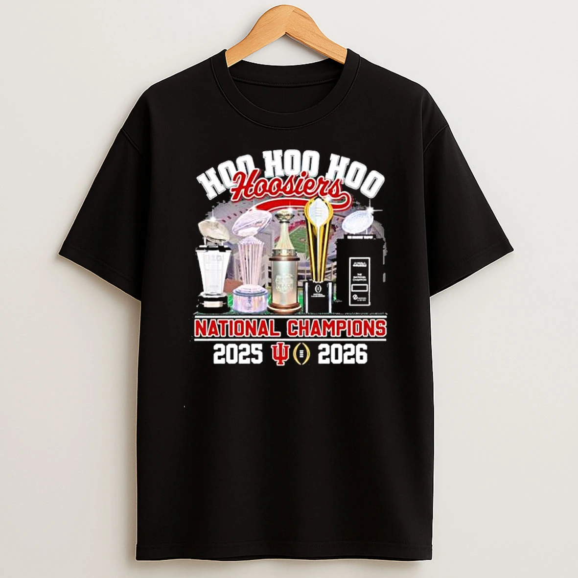 Iu Football National Champions Hoo Hoo Hoo Trophy Shirts