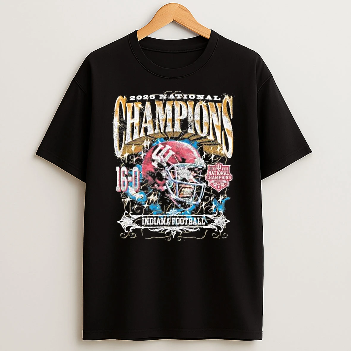 Iu Football National Champions Vintage Grunge Shirts