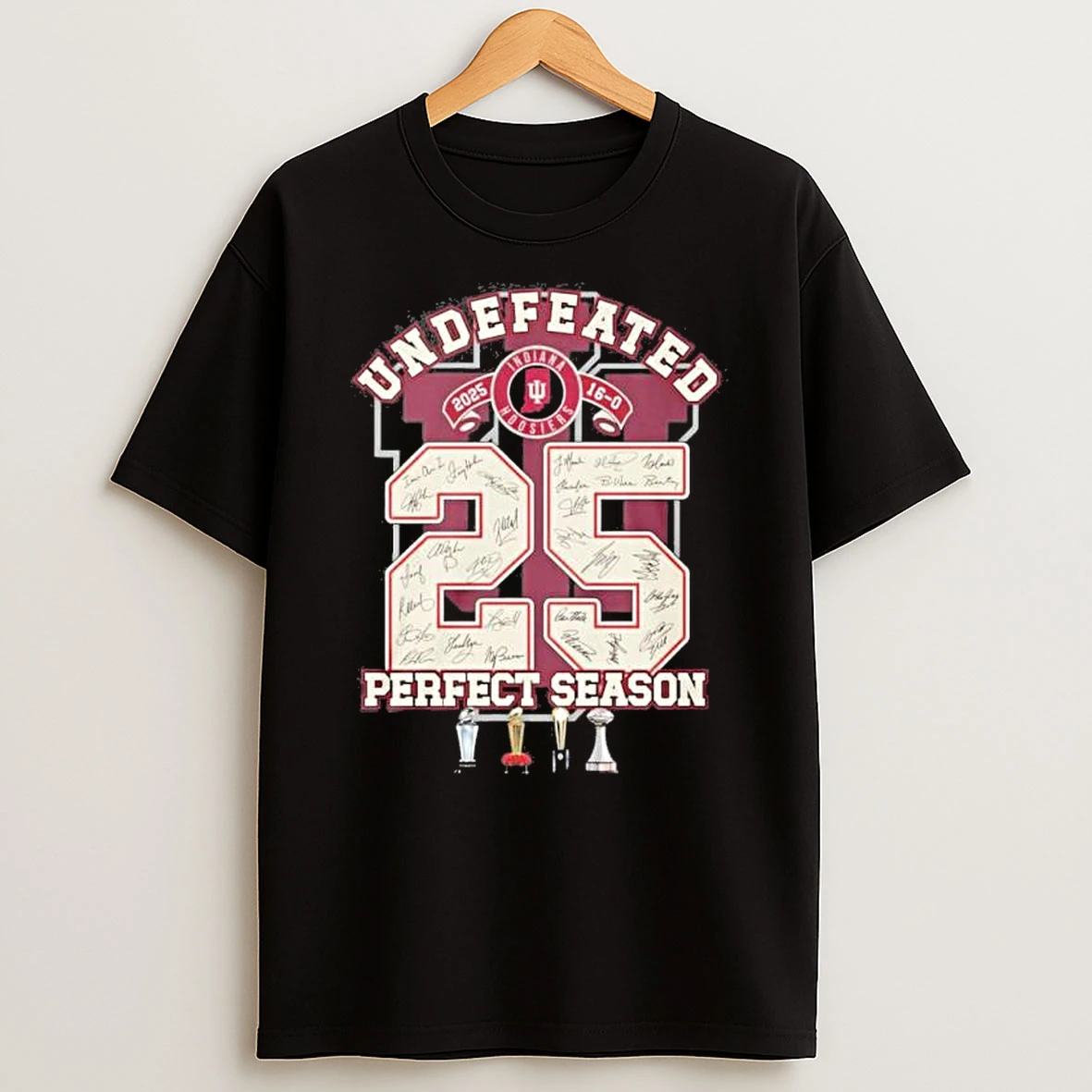 Iu Football Undefeated 16 0 Perfect Season 2025 Shirts