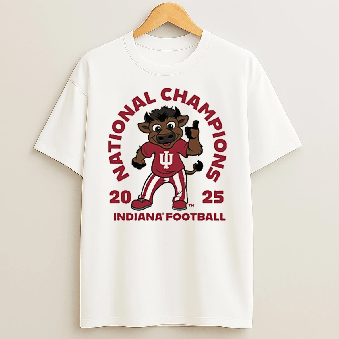 Iu Indiana Hoosiers Football 2025 National Champions Bison Shirts