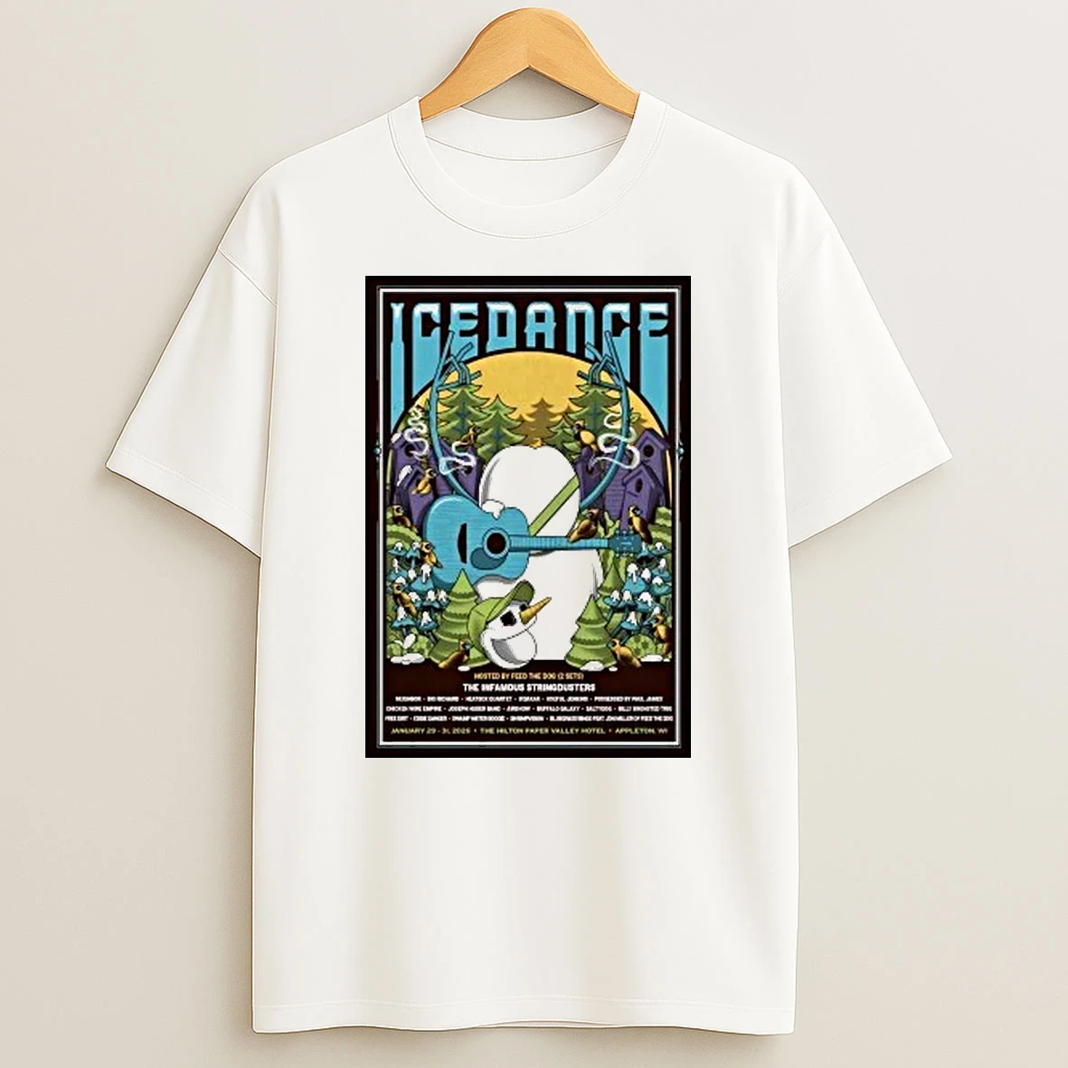 Ice Dance Music Festival Jan 29 31 2026 The Hilton Paper Valley Hotel Appleton Wi Shirts