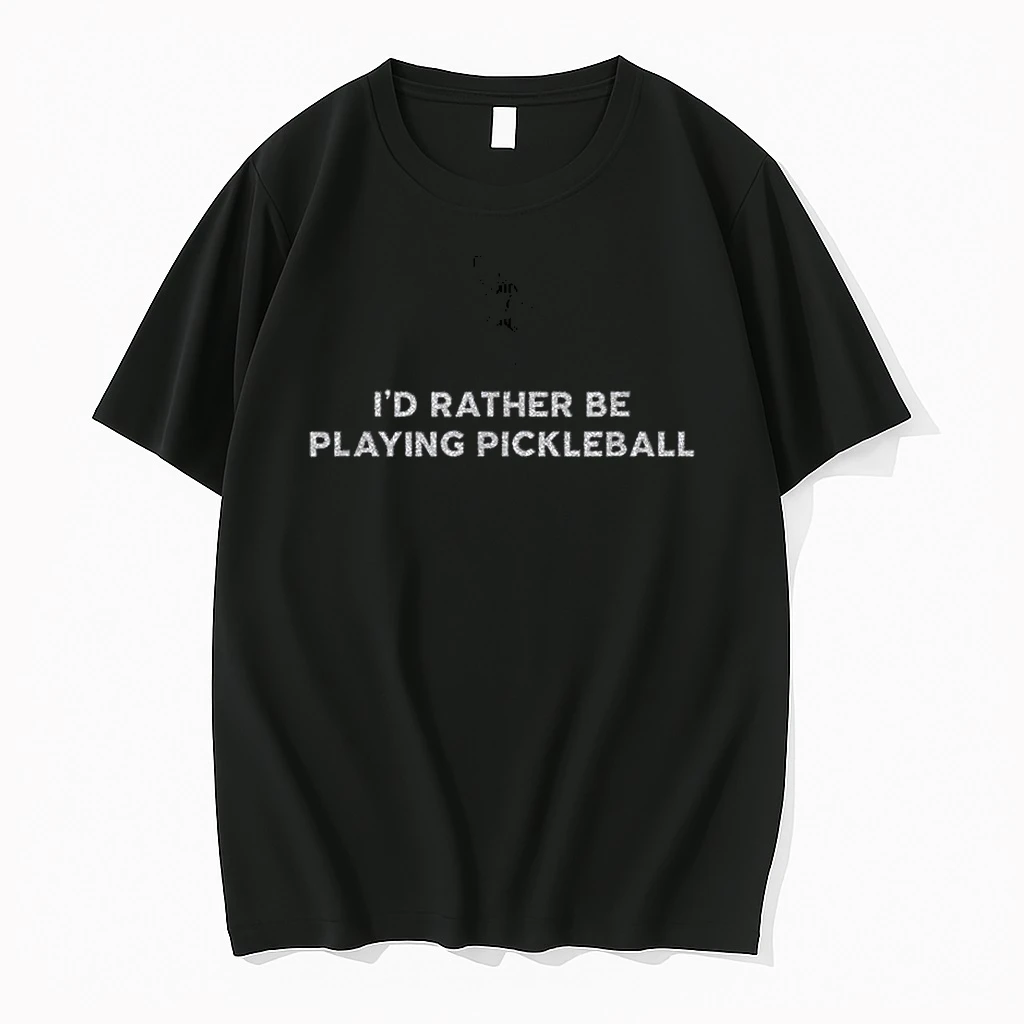 Id Rather Be Playing Pickleball Shirts