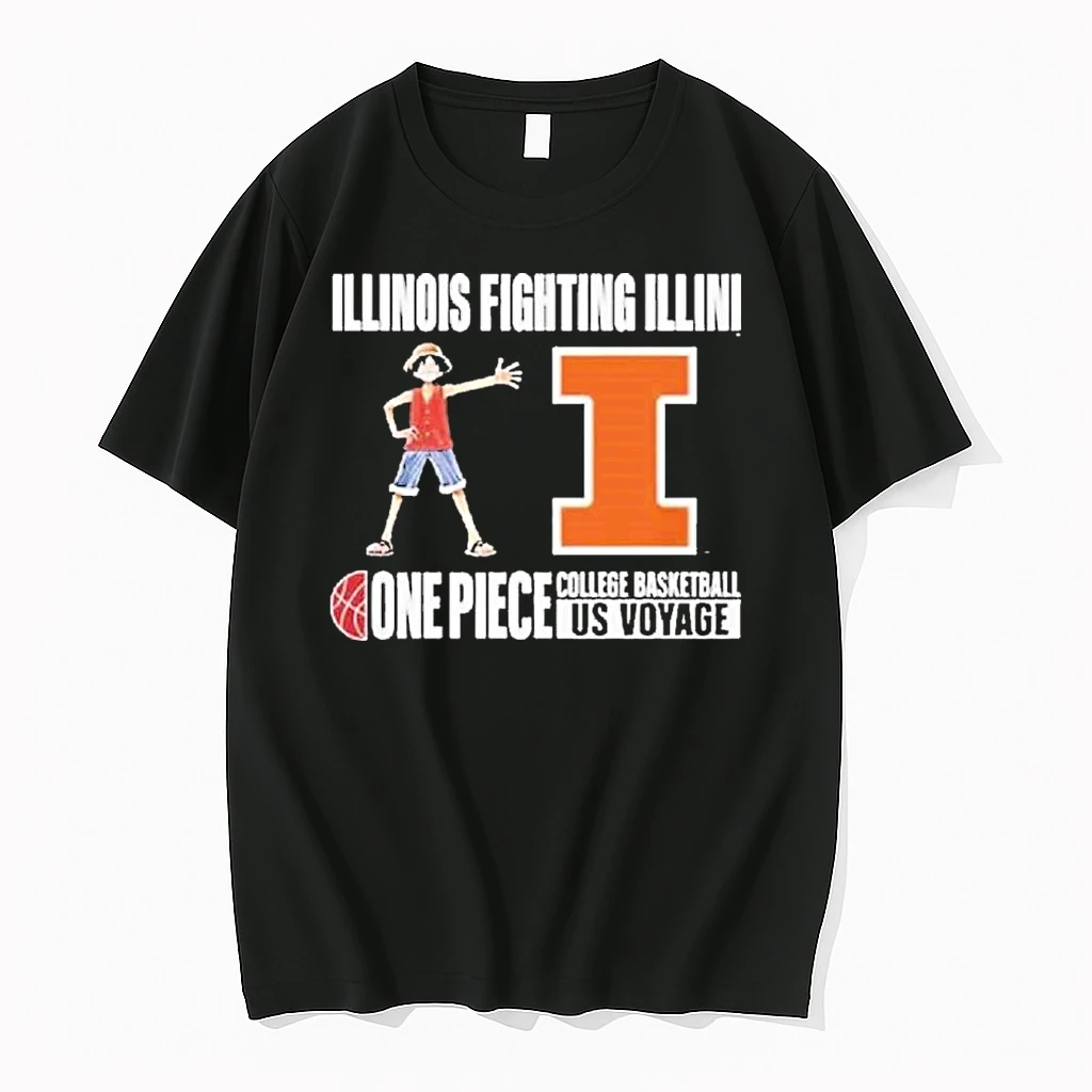 Illinois Fighting Illini X One Piece College Basketball Us Voyage Shirts