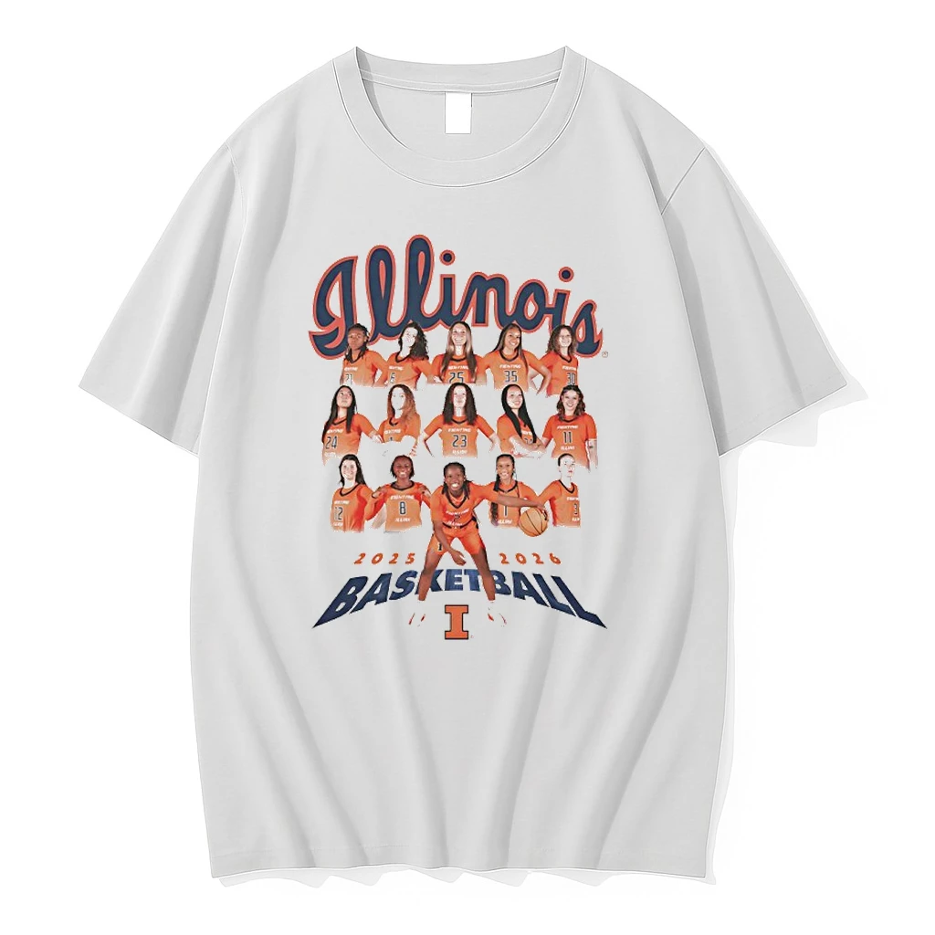Illinois Fighting Illini Womens Basketball 2025 2026 All Team Shirts