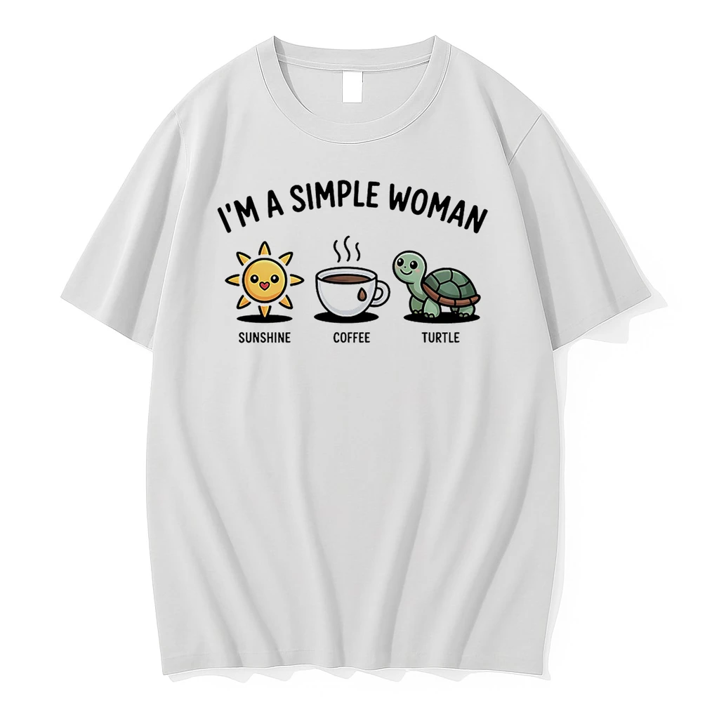 Im A Simple Woman Sunshine Coffee And Turtle Shirts