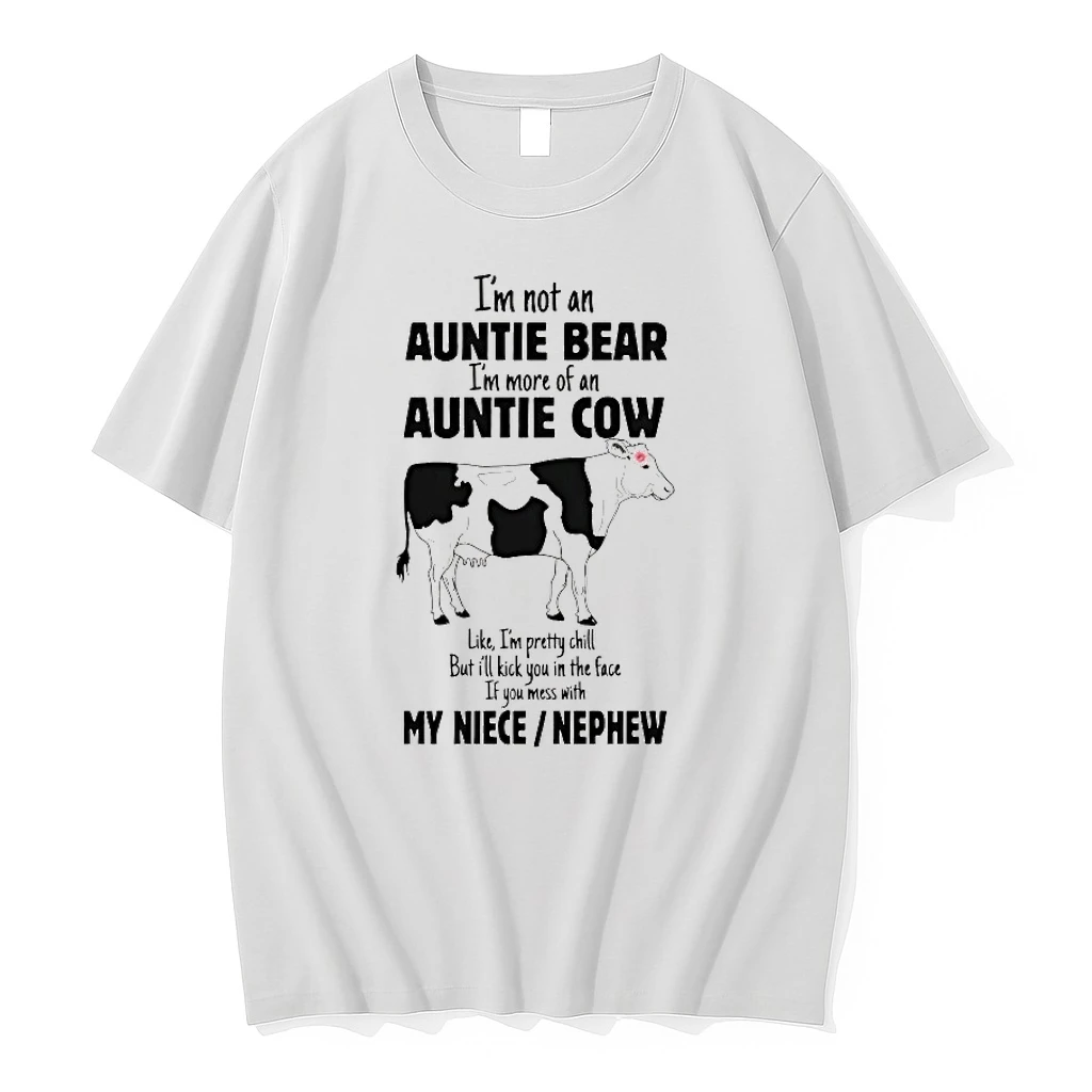 Im Not An Auntie Bear Im More Of An Auntie Cow Shirts