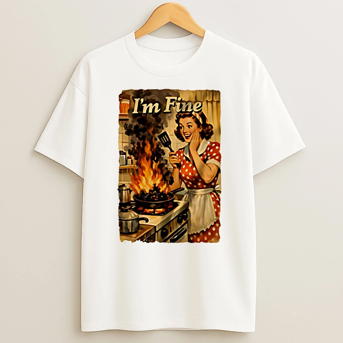 Im Fine Funny Housewife Shirts