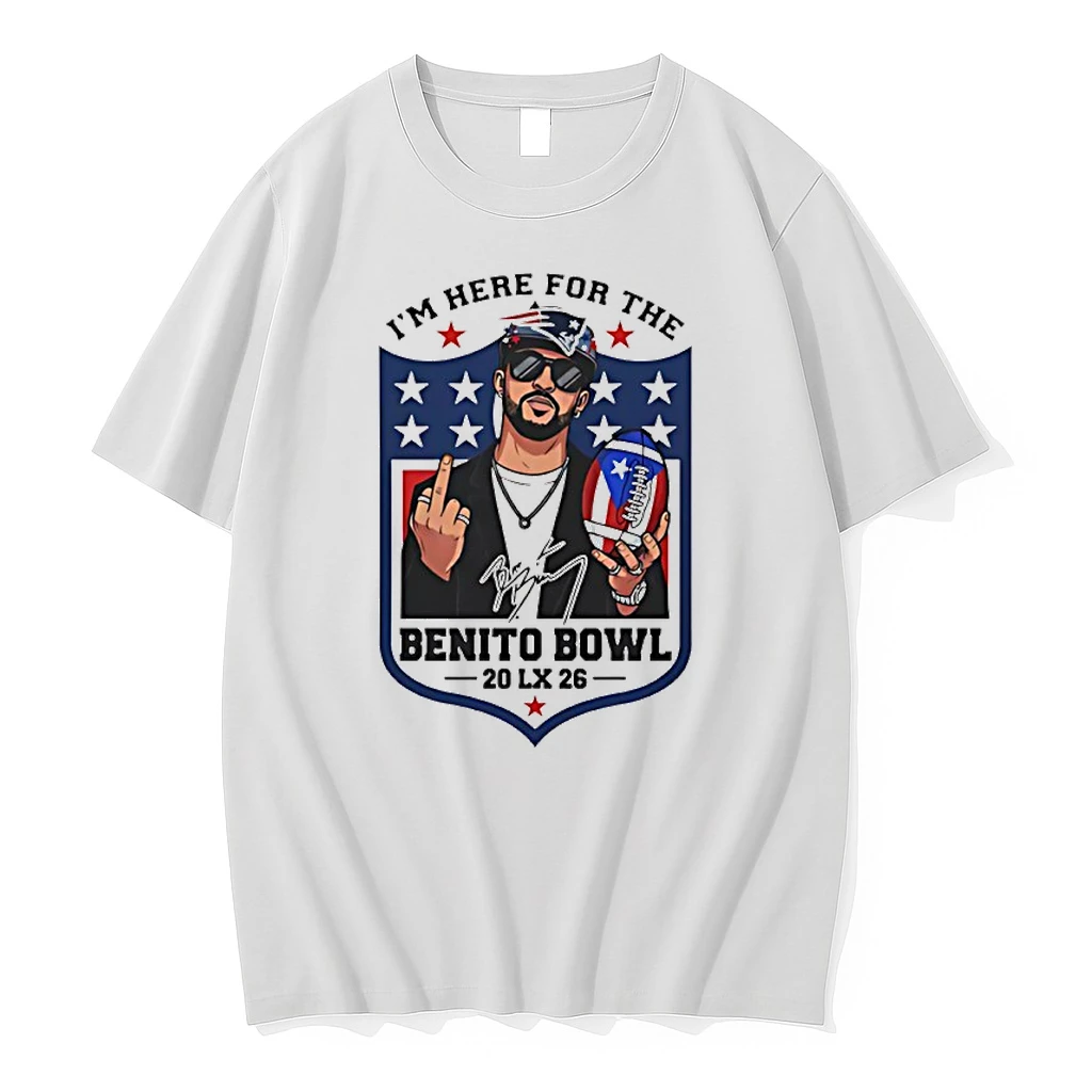 Im Here For The Benito Bowl New England Patriots 2026 Logo Shirts