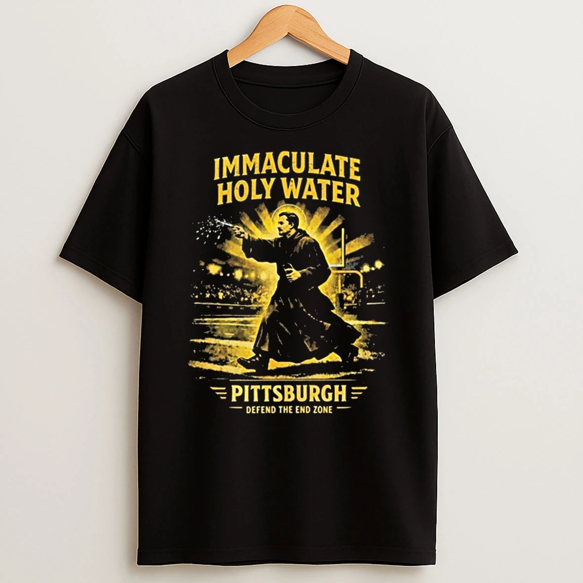 Immaculate Holy Water Pittsburgh Defend The End Zone Shirts
