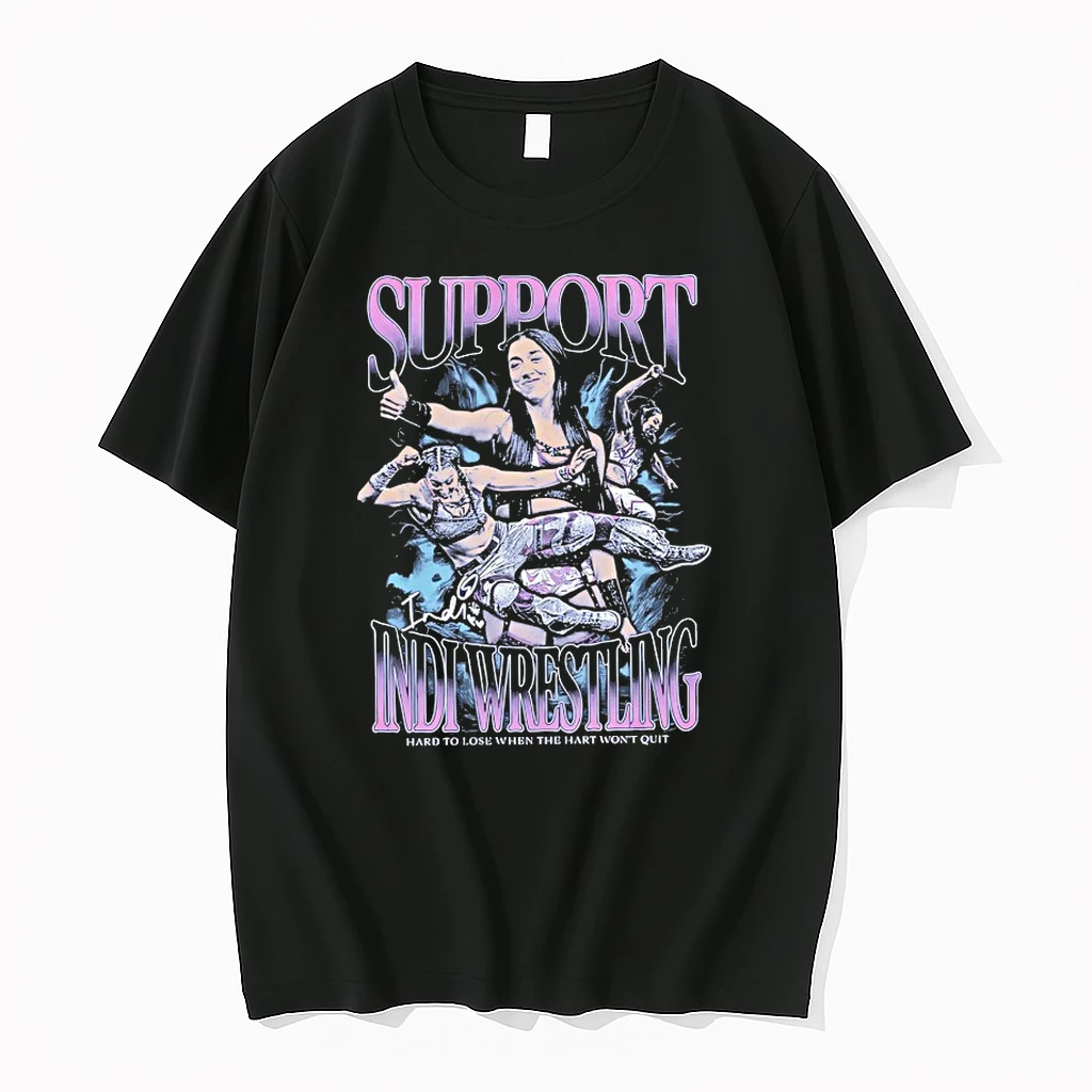 Indi Hartwell Support Indi Wrestling Hard To Lose When The Hart Wont Quit Shirts