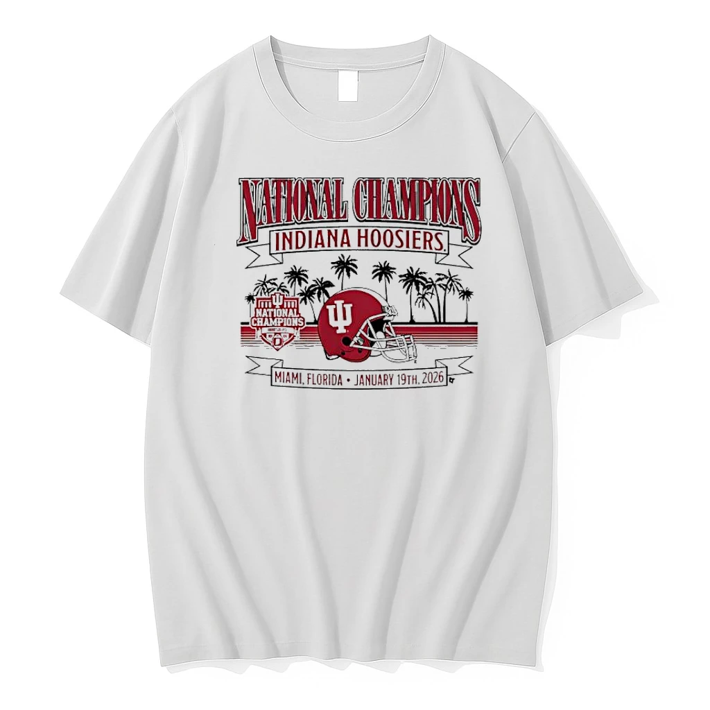 Indiana Football 2025 Cfp National Champions Local Helmet Shirts