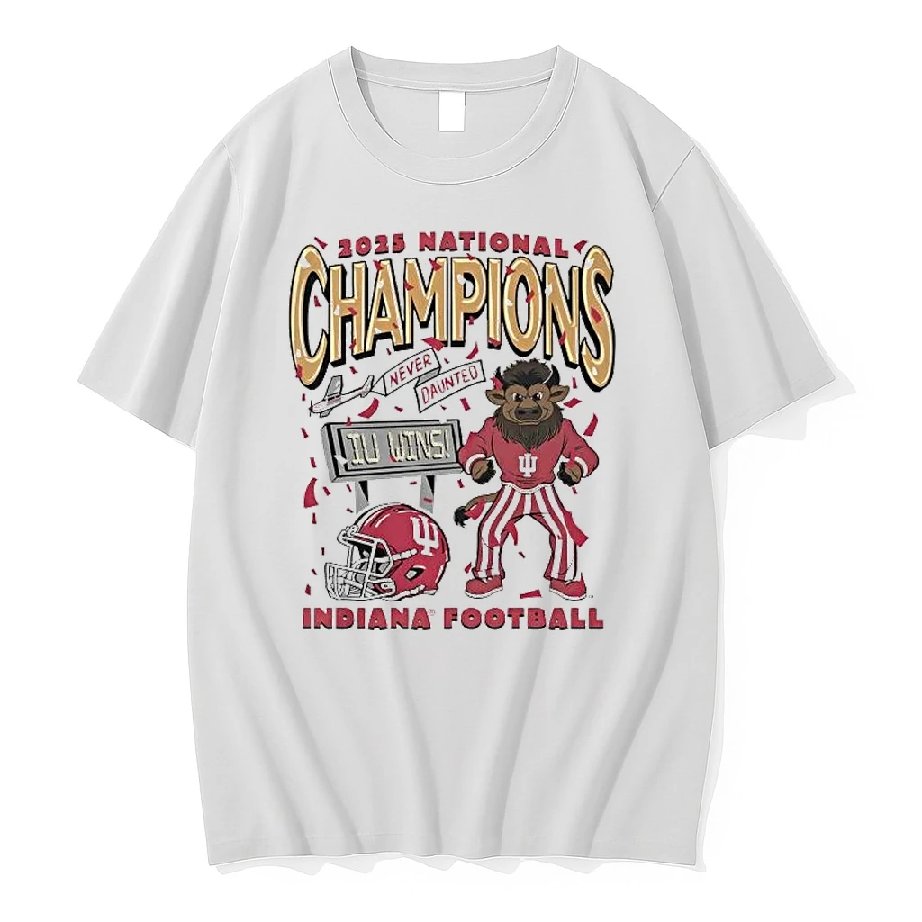 Indiana Football 2025 Cfp National Champions Confetti Shirts