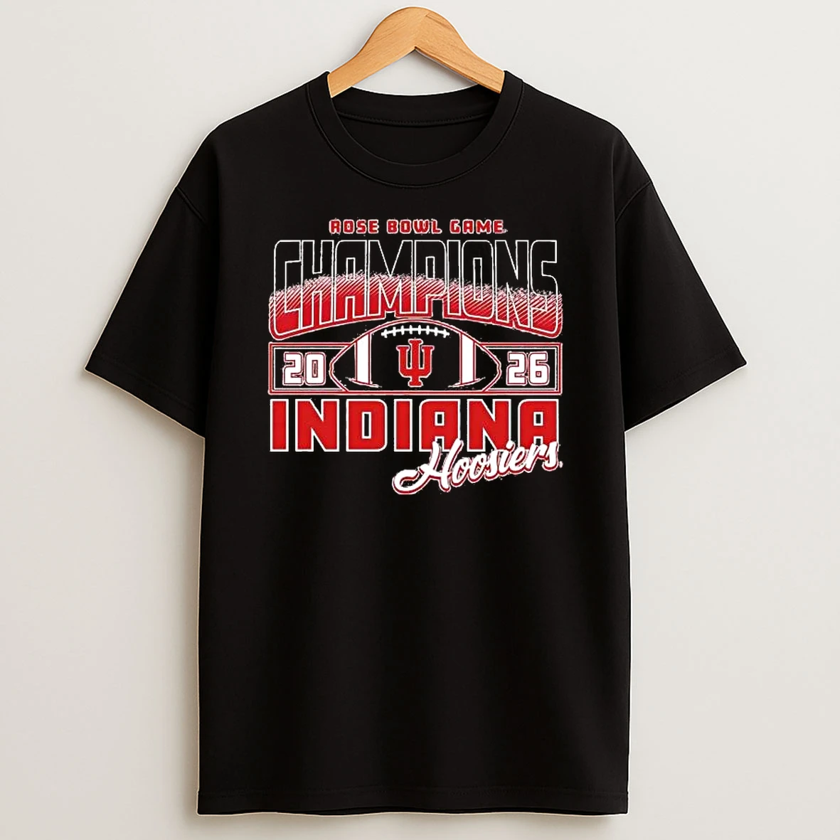 Indiana Football 2026 Rose Bowl Game Champions Ball Shirts