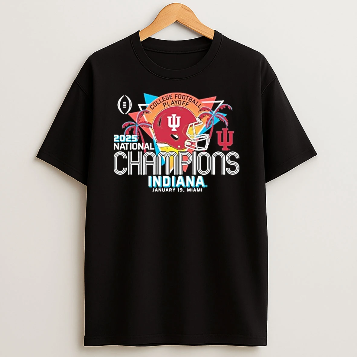 Indiana Football Cfp National Champions Retro Miami Shirts