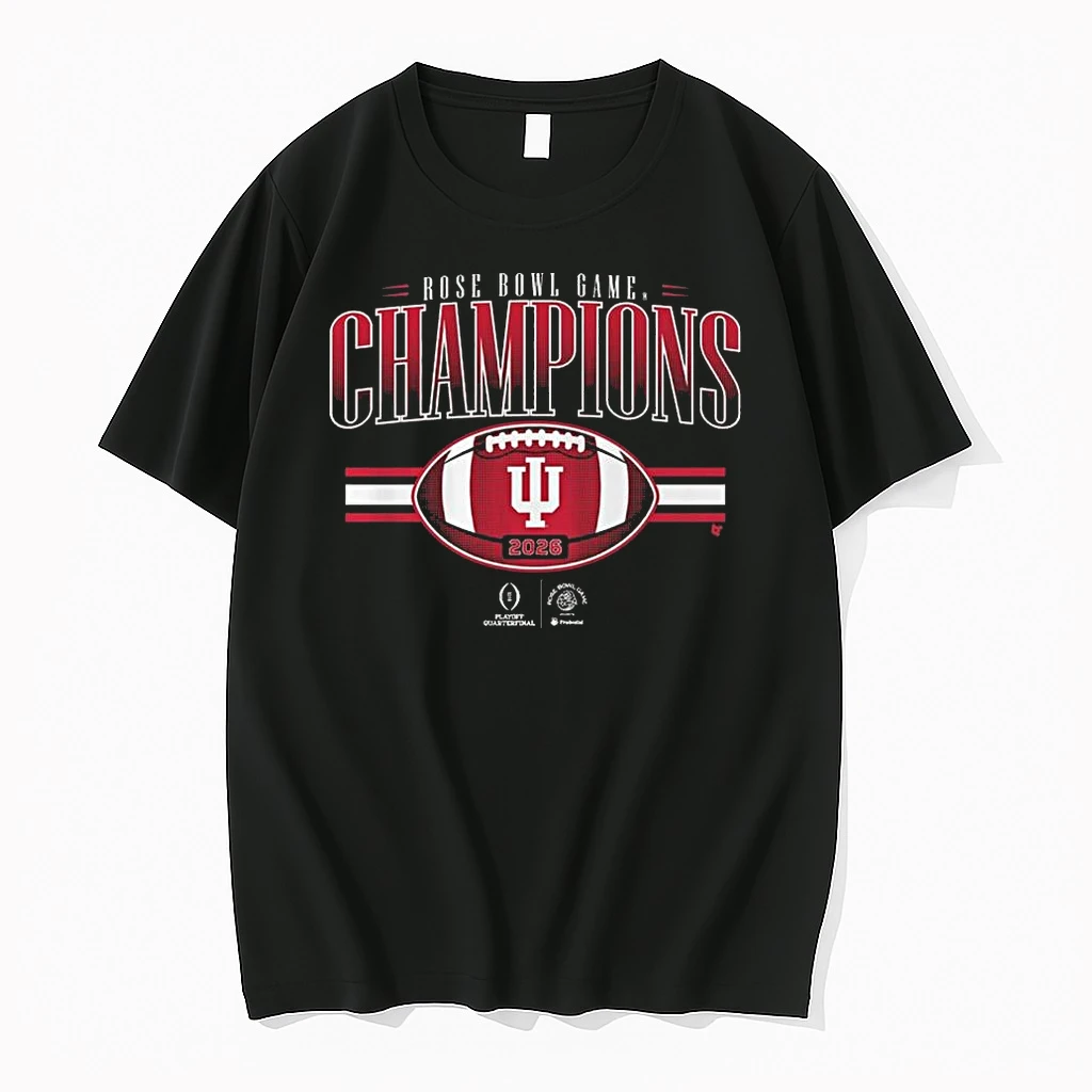 Indiana Football Cfp Rose Bowl Champions 2026 Shirts