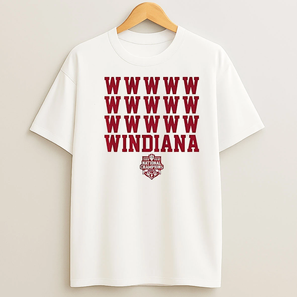 Indiana Football Windiana 2025 National Champions Shirts