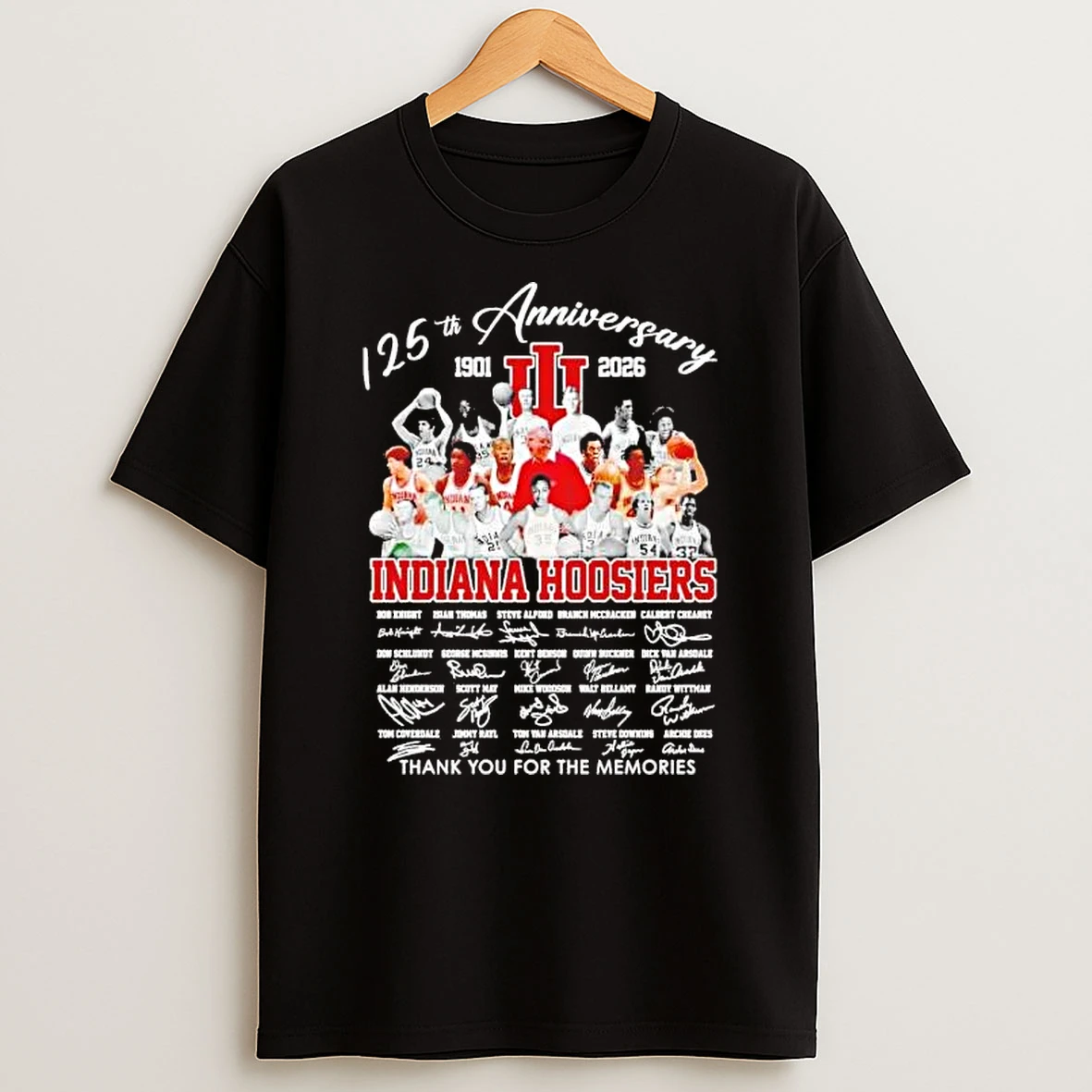 Indiana Hoosiers 125th Anniversary 1901 2026 Team Players Shirts